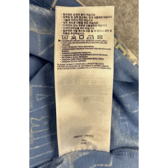 Nike Air Jordan Jumpman Cloud All Over Print Tee Youth XL 13–15 Blue 23 - Picture 4 of 9